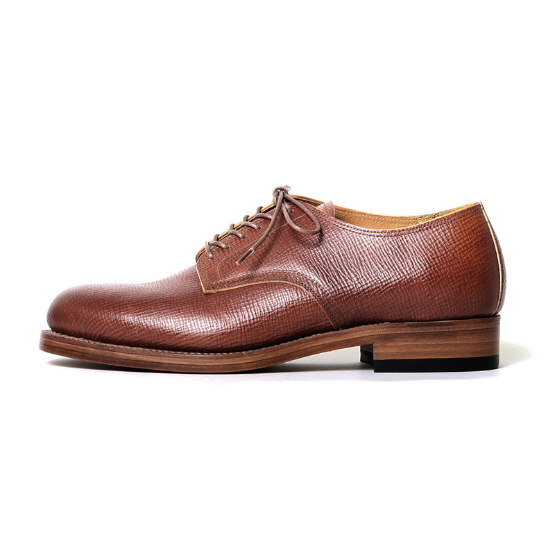 【2025 NEW COLLECTION】#2152 ≪BROWN≫ CROSS HATCH CORDOVAN PLAIN TOE SHOES クロスハッチコードバンプレーントゥシューズ