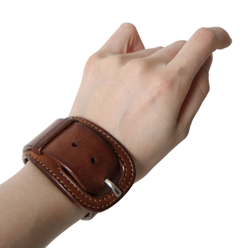 【2025 NEW COLLECTION】BRC-11 ≪BROWN≫ ITALIAN COW LEATHER SINGLE BRACELET イタリアンカウレザーシングルブレスレット