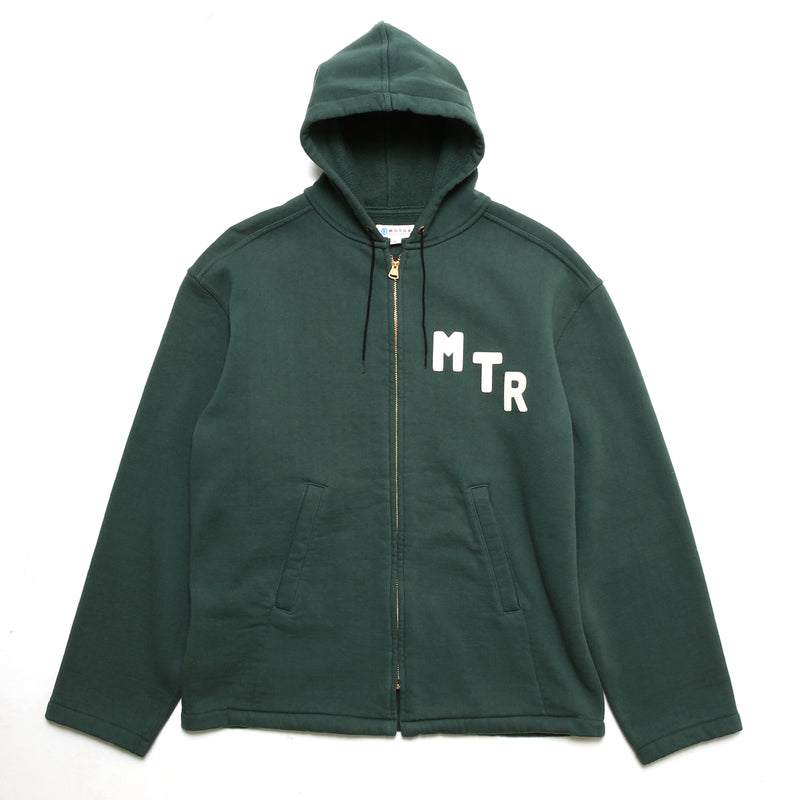 RCL56 ≪GREEN≫ "MOTOR NEW VINTAGE" 吊り編みジップパーカー