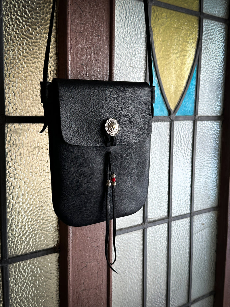 【2025 NEW COLLECTION】RBAG112 ≪BLACK≫ "MOTOR NEW VINTAGE" KUDU SHOULDER BAG SMALL クーズーショルダーバッグ スモール