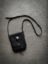 【2025 NEW COLLECTION】RBAG112 ≪BLACK≫ "MOTOR NEW VINTAGE" KUDU SHOULDER BAG SMALL クーズーショルダーバッグ スモール