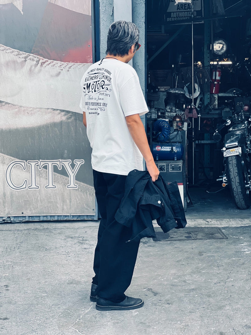 【2025SS COLLECTION】RBTM15B ≪BLACK≫ "MOTOR NEW VINTAGE" OLD BAGGY BLACK DENIM TROUSER オールドバギーブラックデニムトラウザー