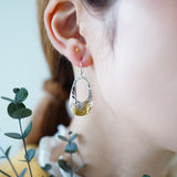 【MOTO Ladies Collection】PT-04 OVAL PIERCED EARRINGS / オーバルピアス L(K24＆999SV)