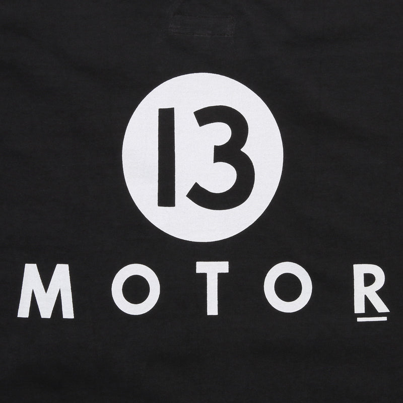 【2025SS COLLECTION】RCL66 ≪BLACK≫ "MOTOR NEW VINTAGE"  T-SHIRTS 半袖ナンバリングプリントTシャツ