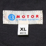 【2025SS COLLECTION】RCL66 ≪BLACK≫ "MOTOR NEW VINTAGE"  T-SHIRTS 半袖ナンバリングプリントTシャツ