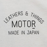 【2025SS COLLECTION】RCL64 ≪WHITE≫ "MOTOR NEW VINTAGE"  T-SHIRTS 半袖MOTOR丸ロゴプリントTシャツ