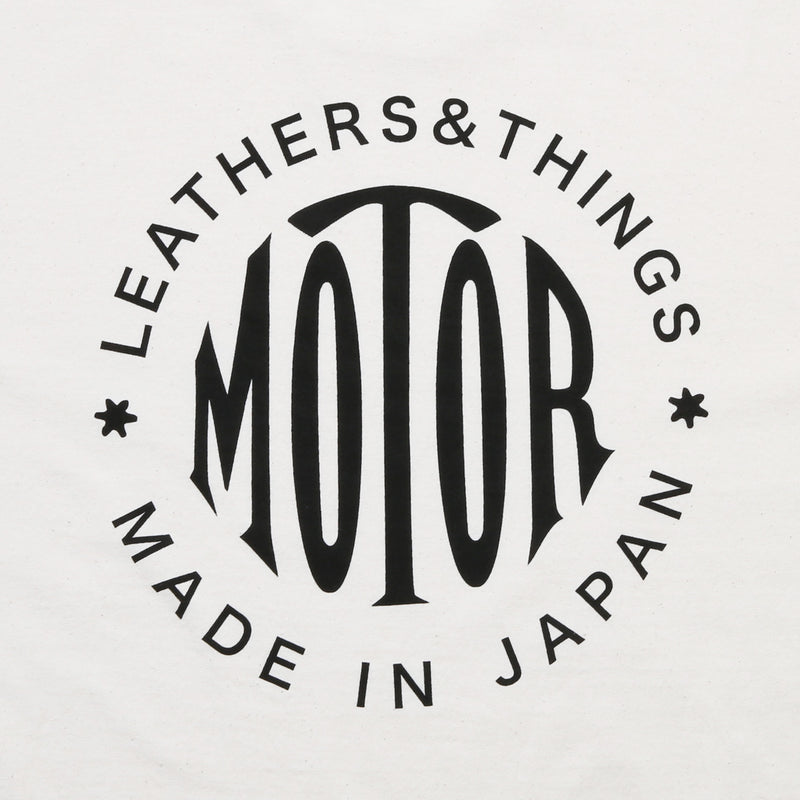 【2025SS COLLECTION】RCL64 ≪WHITE≫ "MOTOR NEW VINTAGE"  T-SHIRTS 半袖MOTOR丸ロゴプリントTシャツ