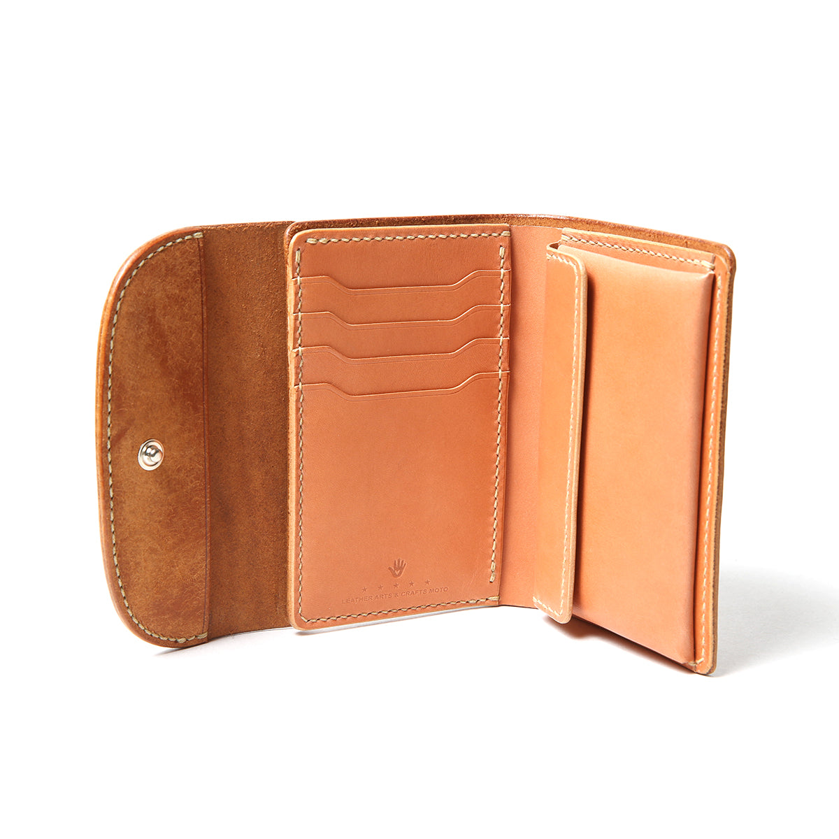 W6R 【BROWN】MIDDLE WALLET / ミドルウォレット – MOTO ONLINE STORE