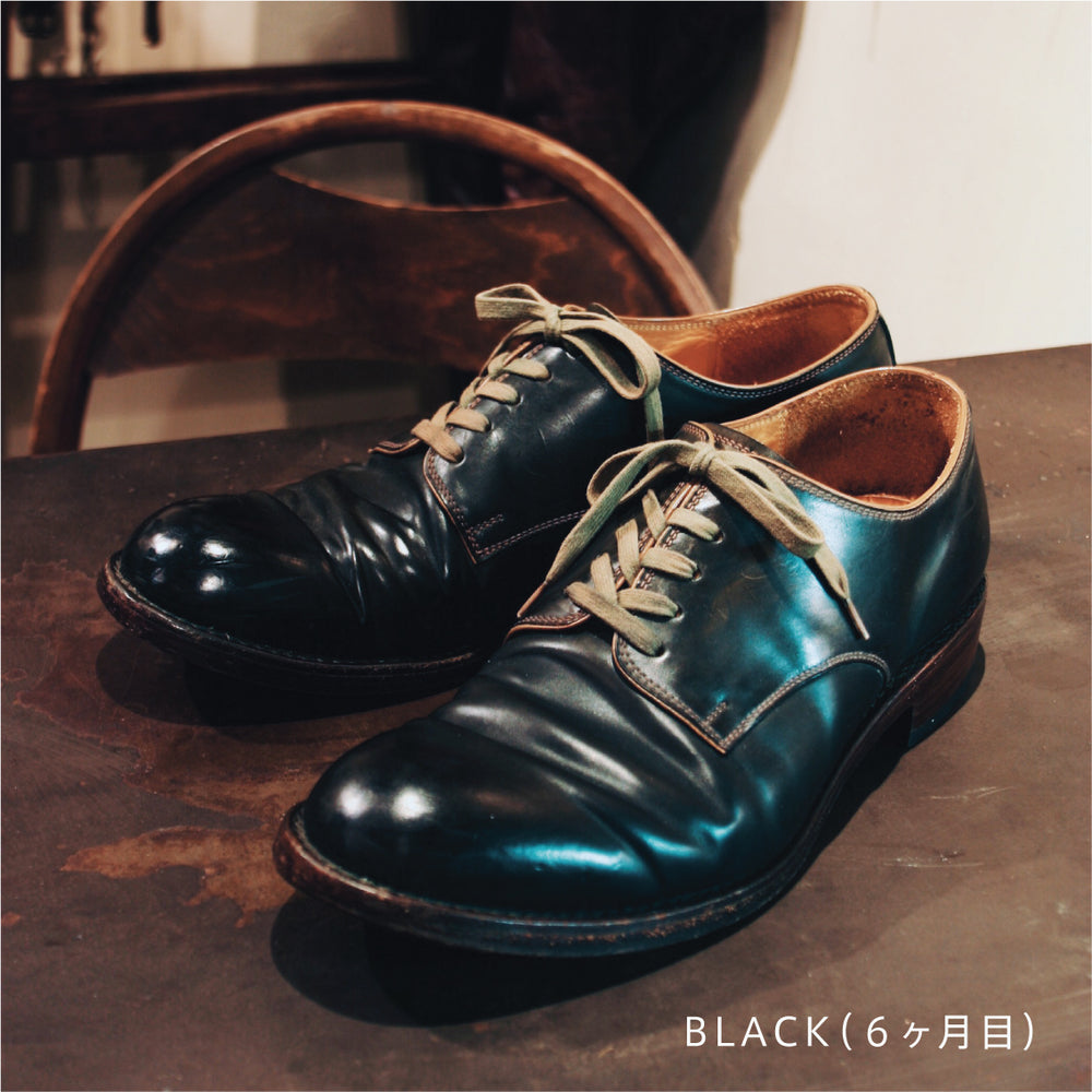 #2100 CORDOVAN PLAIN TOE SHOES BLACK コードバンプレーントゥシューズ ブラック – MOTO ONLINE  STORE